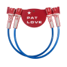 PATLOVE HARNESS LINE LUXE BLUE