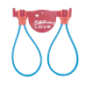 PATLOVE HARNESS LINE MONO BLUE