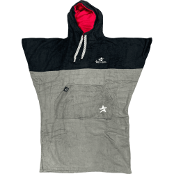 PATLOVE PONCHO GREY BLACK