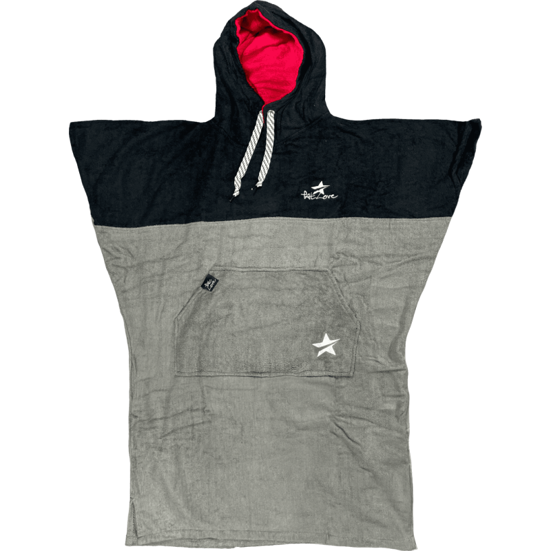 PATLOVE PONCHO GREY BLACK