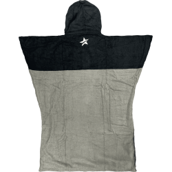 PATLOVE PONCHO GREY BLACK