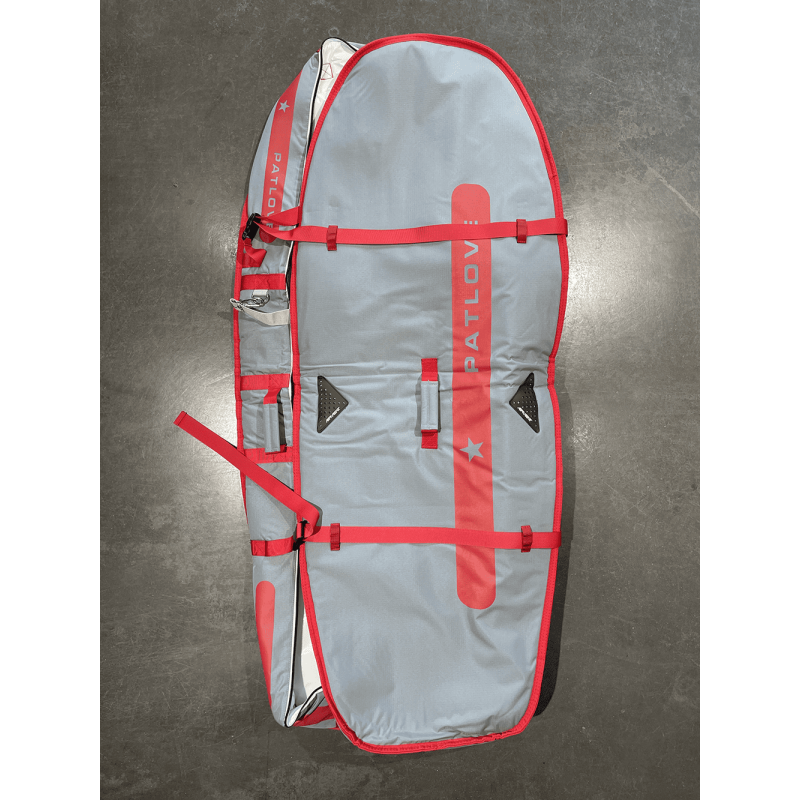 PATLOVE WING TRAVEL BAG DOUBLE 10MM COOLGREY RED