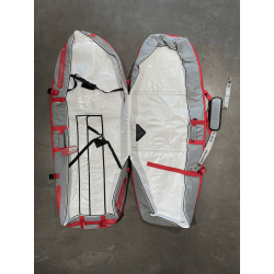 PATLOVE WING TRAVEL BAG DOUBLE 10MM COOLGREY RED