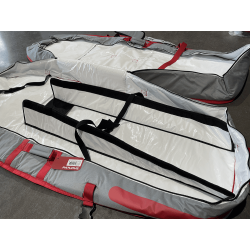 PATLOVE WING TRAVEL BAG DOUBLE 10MM COOLGREY RED