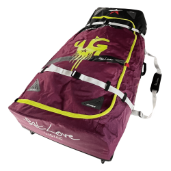 PATLOVE FOIL TRAVEL BAG WITH WHEELS PURPLE