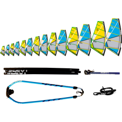 SIDEON EZRIDE DACRON SAIL YELLOW/BLUE