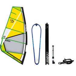 SIDEON EZRIDE DACRON SAIL YELLOW/BLUE