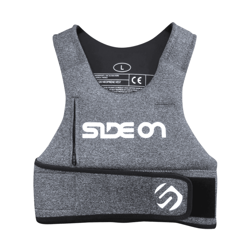SIDEON KITE NEOPRENE VEST GREY MOTTLED